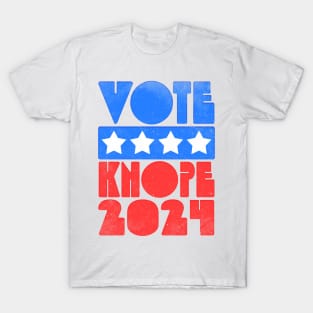 Vote Knope 2024 -- Retro Faded Style T-Shirt